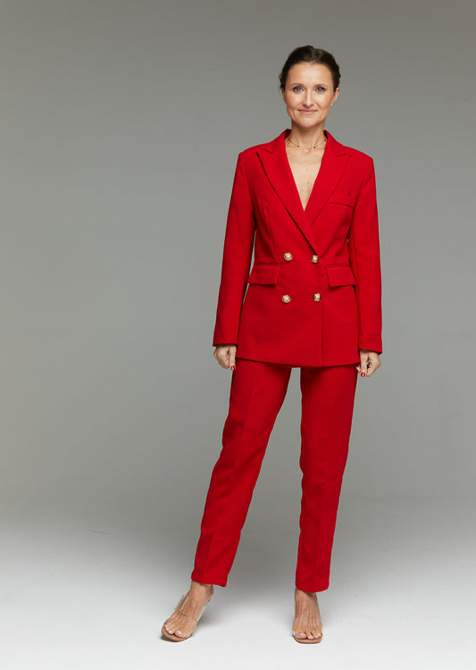 Red Women's Petite Suit Washable